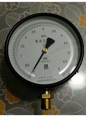 0.25级 标准压力测量表 精密压力表 yb150b  0-6mpa 150mm 可调零