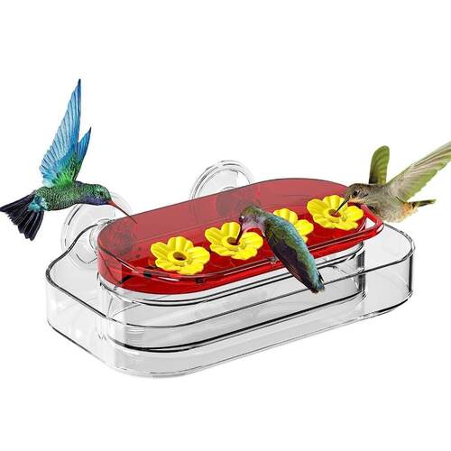 窗户蜂鸟喂食器 Window Hummingbird Feeders 吸盘蜂鸟喂水器