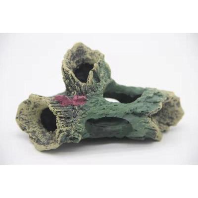 外贸爆款树脂沉木躲避洞水族箱仿真枯木装饰 鱼缸造景装饰摆件