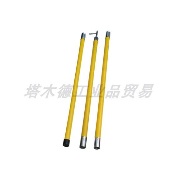 令克棒 高压拉闸杆 绝缘操作杆挑线钩拉杆伸缩接口式3m4m5m6m