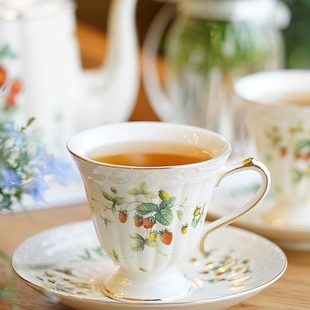 下午茶杯 咖啡壶茶具套家用水杯套装 奢华欧式 咖啡杯水壶小具 英式
