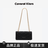 Coveral Klors高级包袋复古链条包小香风菱格链条女单肩斜挎包包