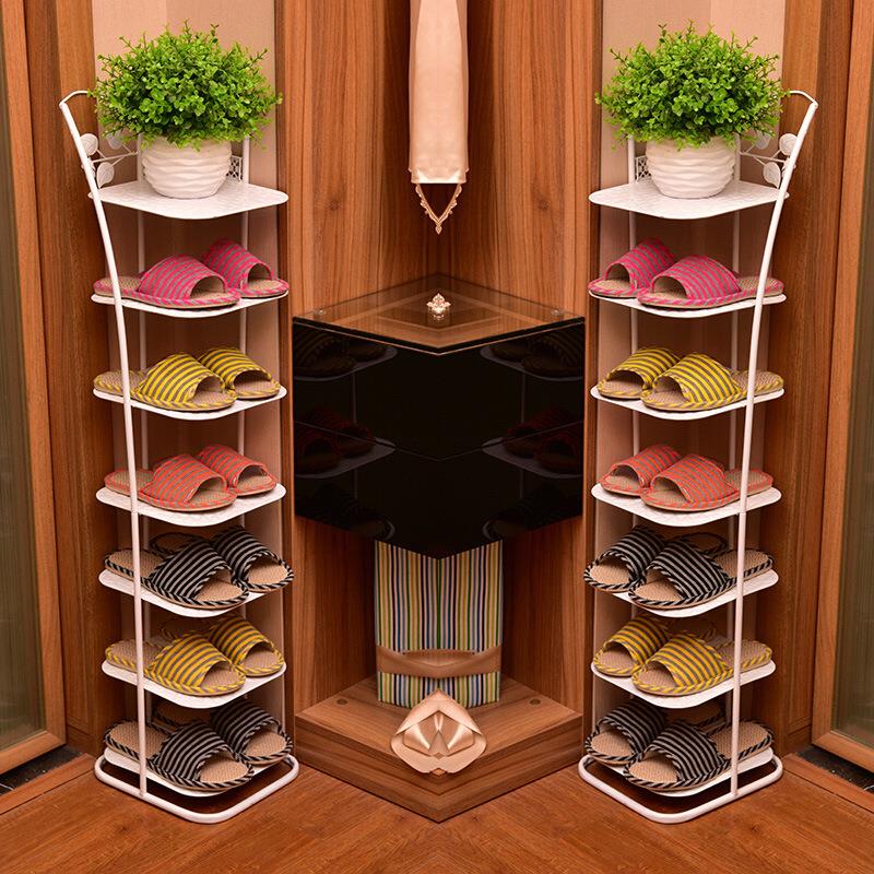 铁艺多层鞋架简易家用省空间经济型鞋柜迷你小号收纳防尘拖鞋架子