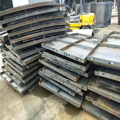 圆柱定型钢模板 混凝土风机基础模板 风电场弧形钢模板