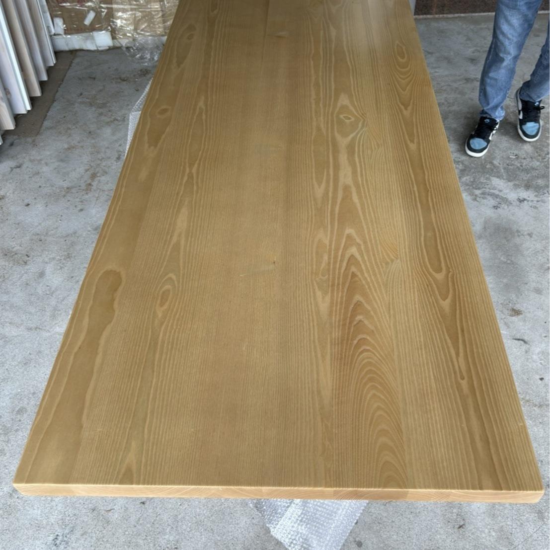 北美白蜡木木板实木板桌面板电脑桌书桌升降桌板原木红白橡木桌板