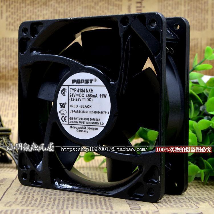 ebm依必安派特TYP 4184NXH 12038 24V11W全金属风机散热风扇