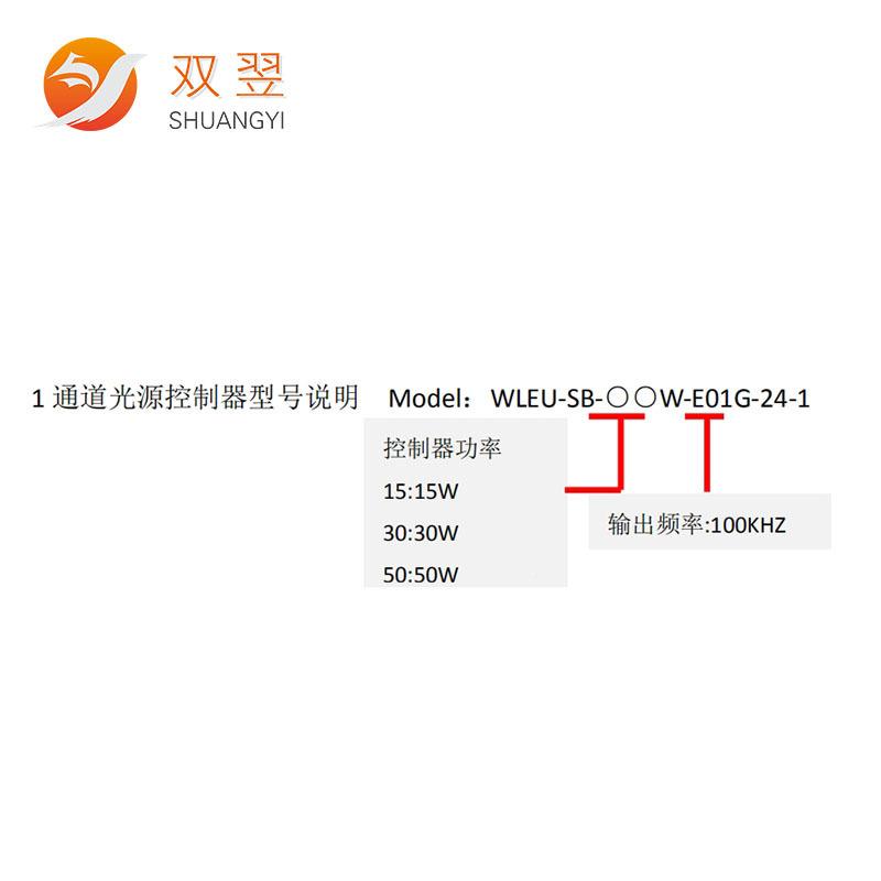 WLEU-S-50W-E01G-B2-1双翌智能相机微型光器WLEU-SB-源控制C4CD