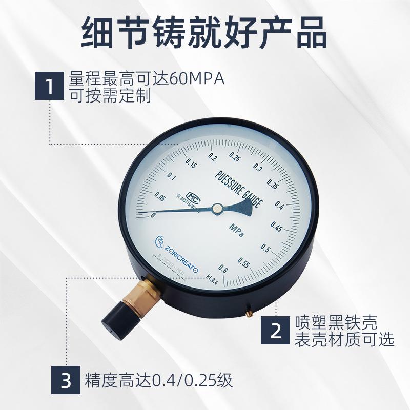 精表密压力ZORICREA真空压碳钢不锈径钢可充油耐震轴向液压气压替