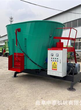 养GBN场饲料搅拌机24双方立式固定款殖全日粮制备机绞龙粉碎混合