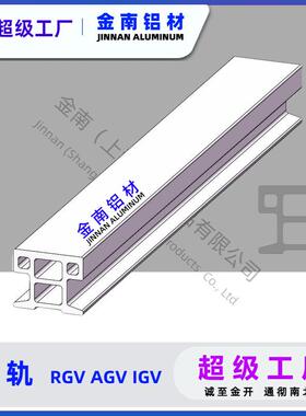 轨金南堆垛机欧标RGV地轨型材 铝道输送型现货 仓储铝LLZ12轨0*1