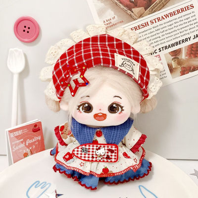 10cm娃衣海星体正常体棉花娃娃衣服洛丽塔裙苹果茶派正版原创设计