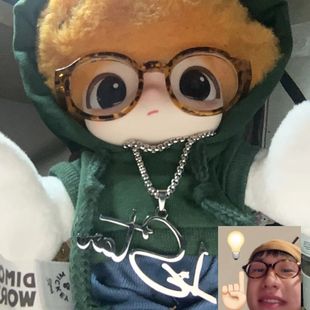 王一珩大帅哥同款Dimoo布鲁托衣搪胶娃衣可爱毛绒挂件