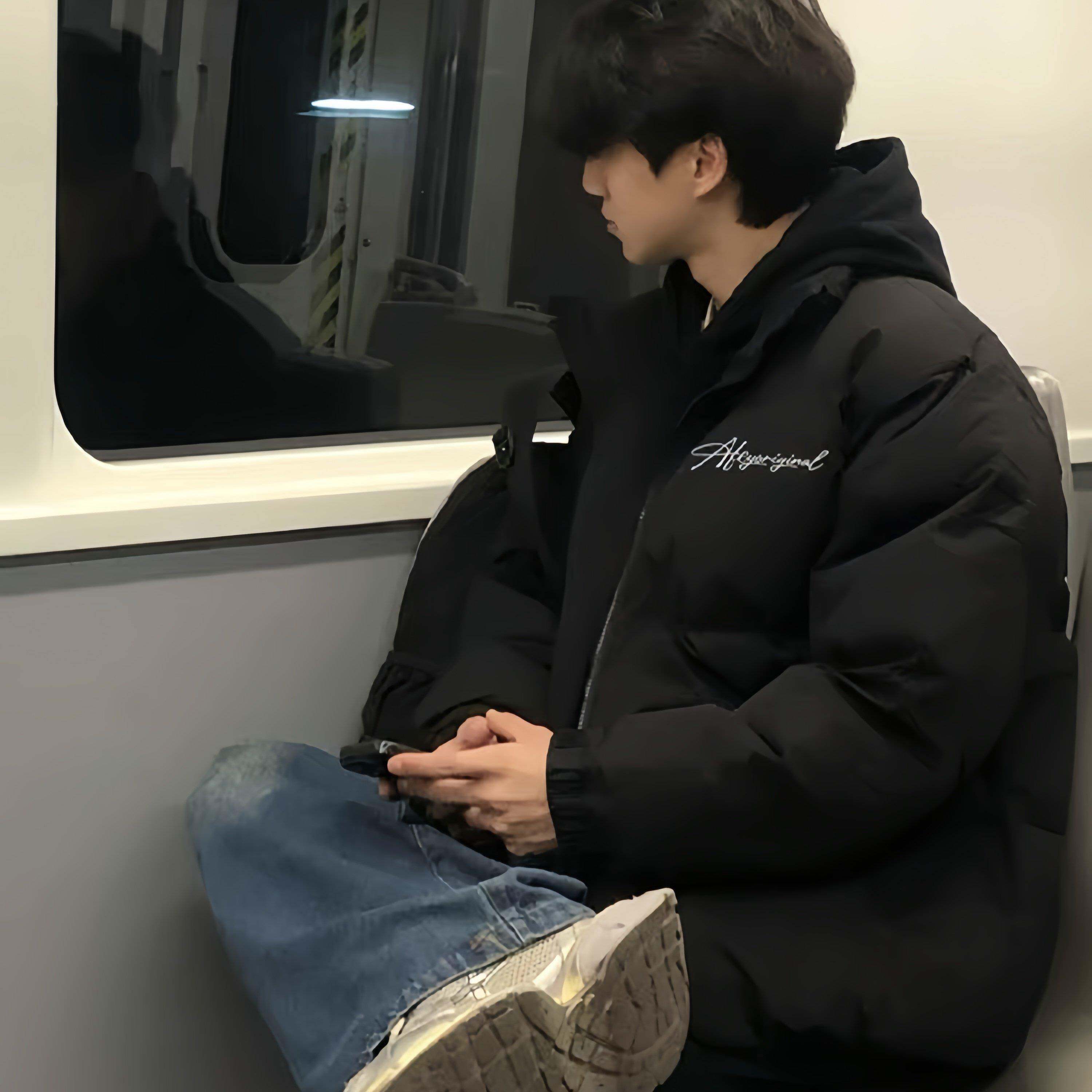 美式高白鸭绒黑羽绒套男青少000年冬季初外中高中学生宽松保街暖
