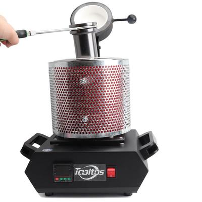 手提熔金炉金银铜铝熔炼炉融金炉熔金机石墨坩埚实验炼金炉