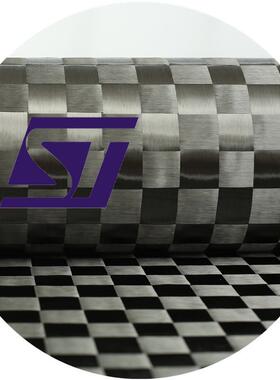 12K碳纤维布展宽布不定型碳纤维布20mmx20mm碳纤维汽车包覆