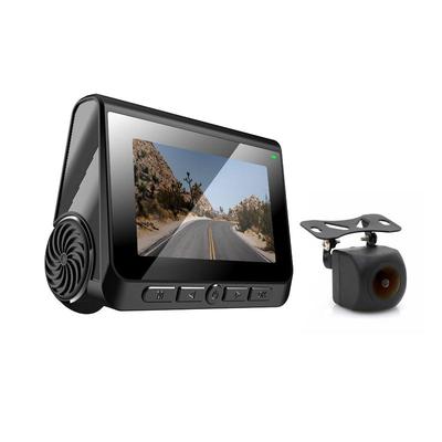 汽车dvr双录GPSWIFI手机互联dashcam车载4K高清夜视行车记录仪