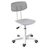 电脑椅家用镂空转椅可升降办公椅简约塑料化妆椅会议室培训椅子