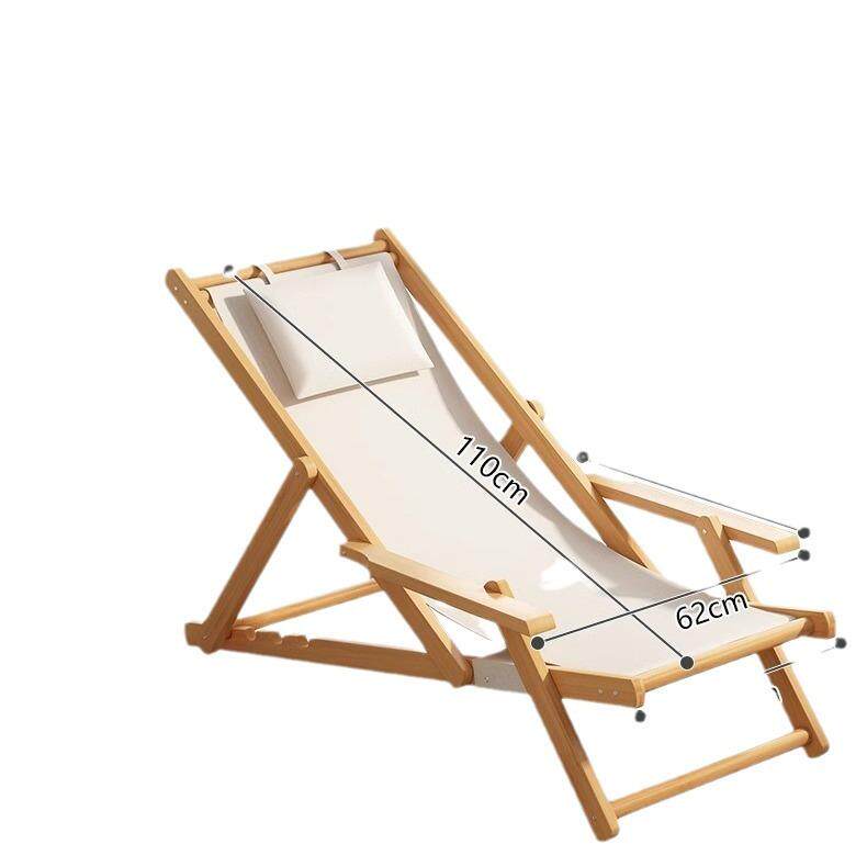 可躺可睡躺椅折叠式阳台家用休闲午休椅沙滩椅户外帆布露营椅子