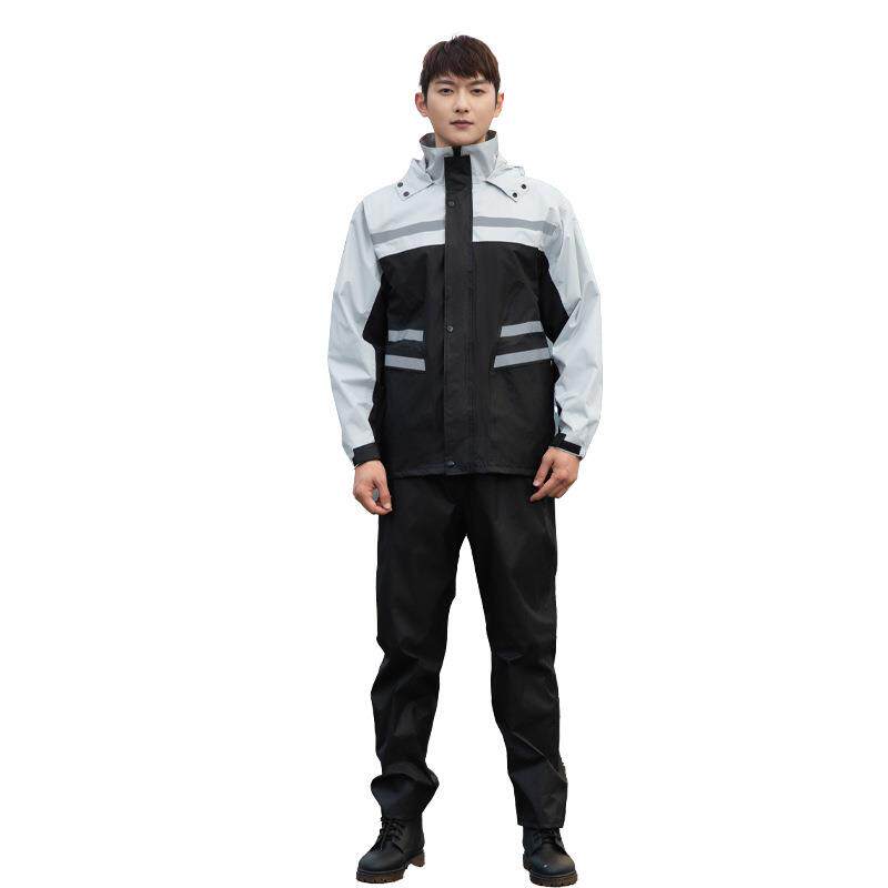摩托车雨衣套装男款全身防暴雨加大分体式机车骑行防雨服加厚防风