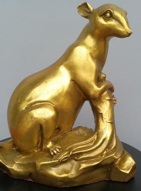 风水铜器纯铜人参鼠牛虎兔龙蛇马羊猴鸡狗猪十二生肖旺财家居摆件