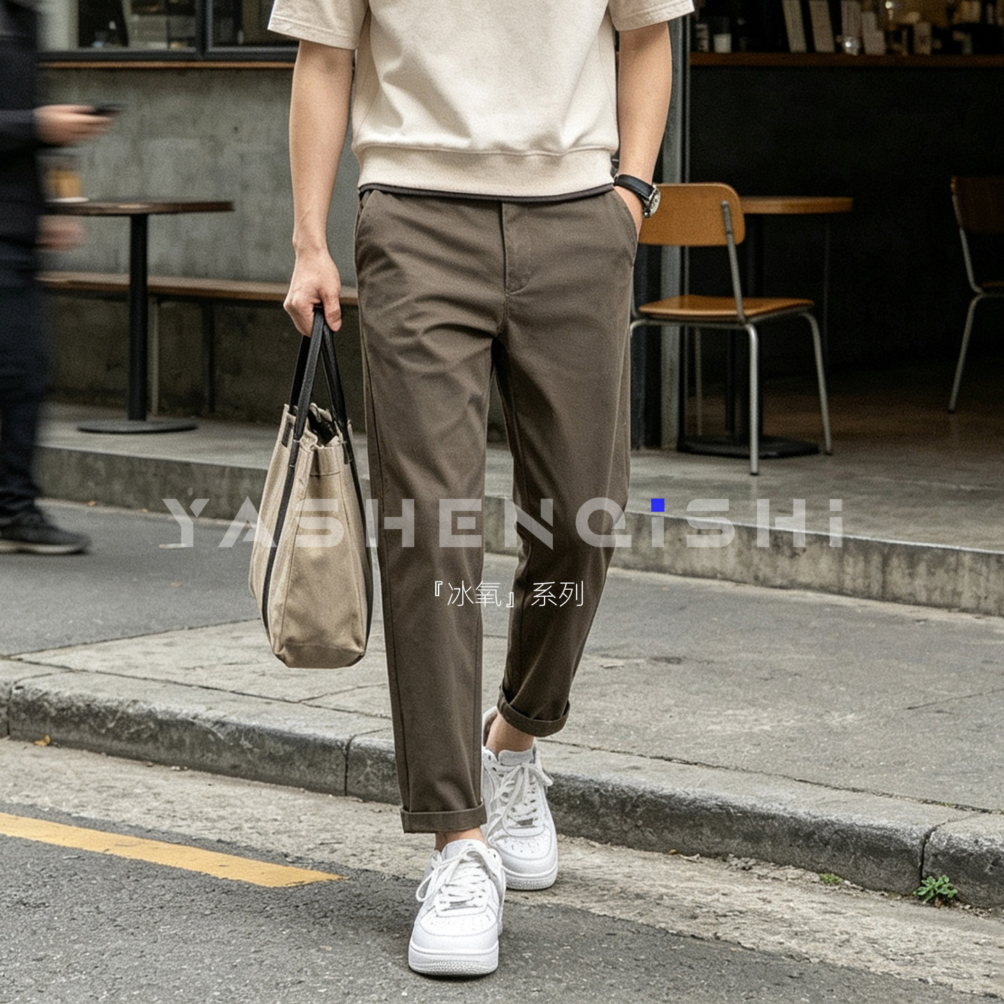休闲裤男士2026春夏新款九分裤子直筒商务小西裤修身夏季薄款长裤