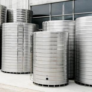加厚太阳能楼顶户外蓄水罐酒罐 304不锈钢水箱储水桶水塔家用立式