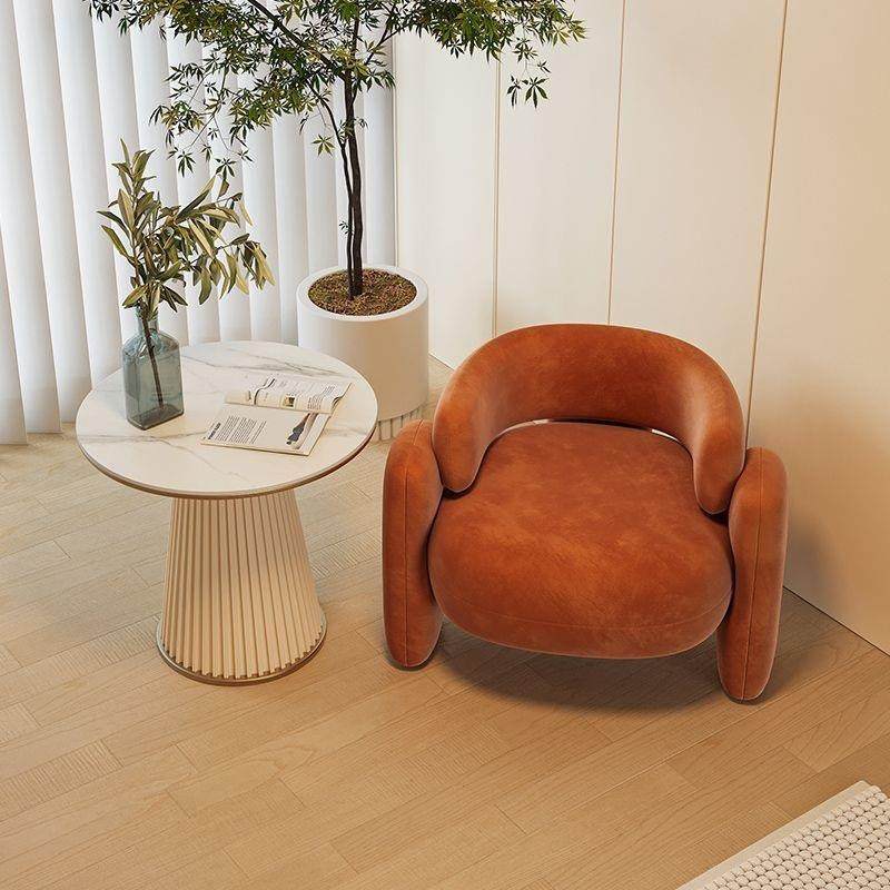 奶油风单人沙发椅设计师客厅休闲椅单椅网红美容院休息区一桌两椅,鲜花速递/花卉仿真/绿植园艺,割草机/草坪机,淘宝优惠券,粉丝福利购,淘宝优惠卷