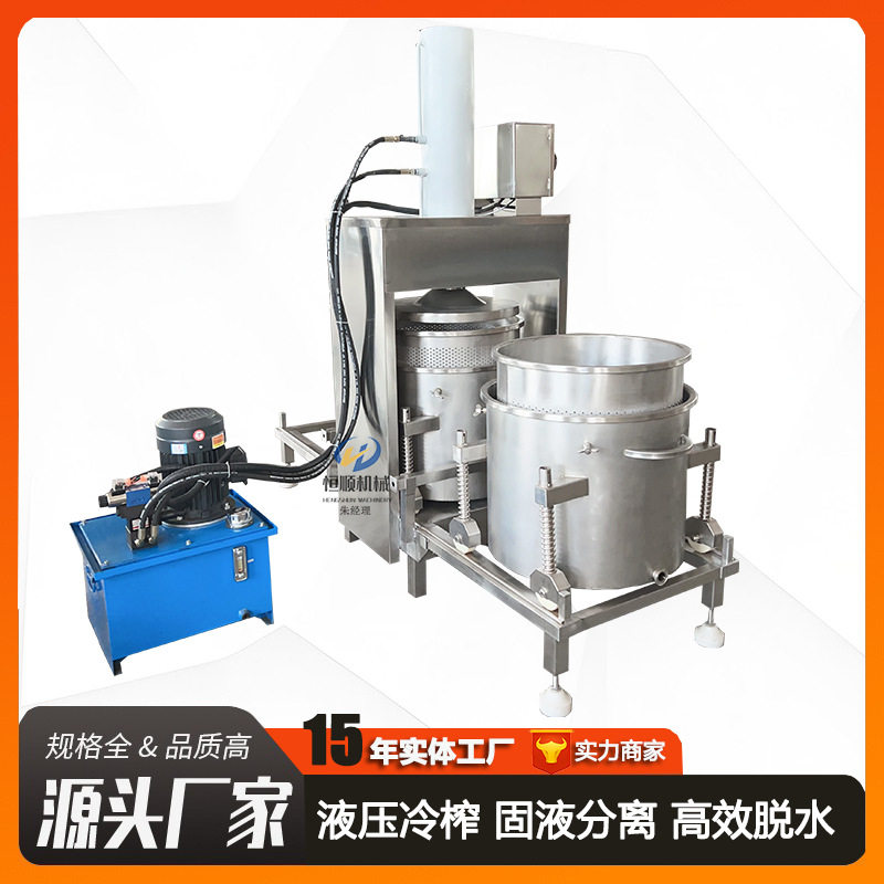 双桶轮换腌制果脯脱水压榨机天然水蜜桃汁饮料大型榨汁机