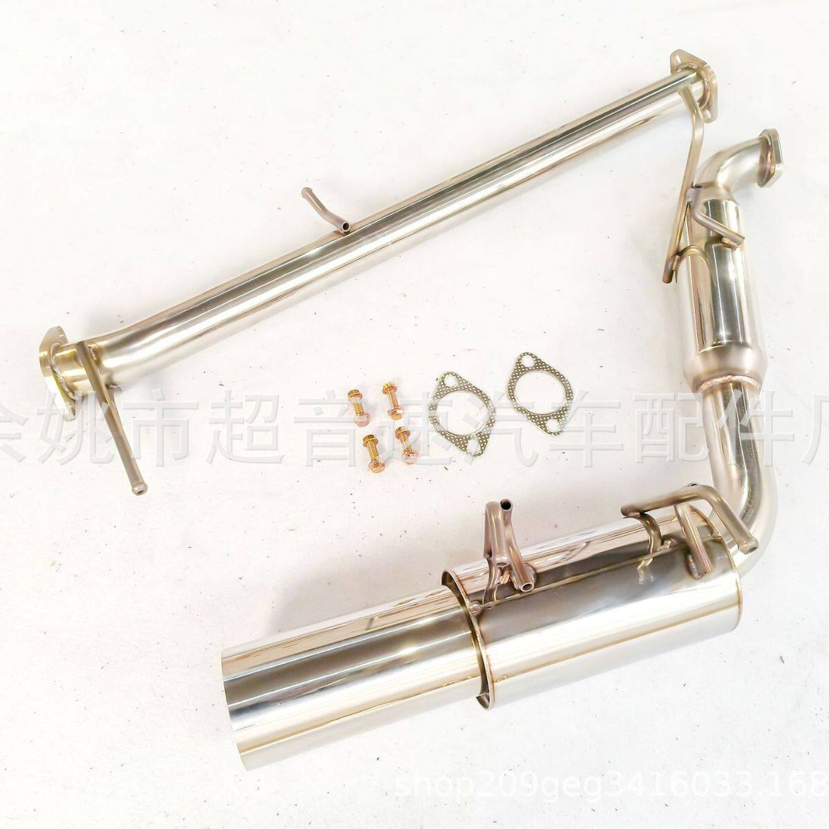 汽车排气系统改装适用MazdaMiata/MX5海外仓代发不锈钢猫背排气管