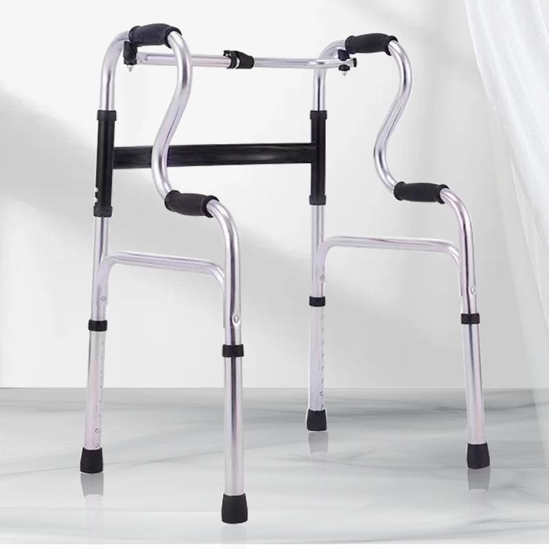铝合金老人助步器骨折残疾人扶手助行器行走辅助器康复训练站立架