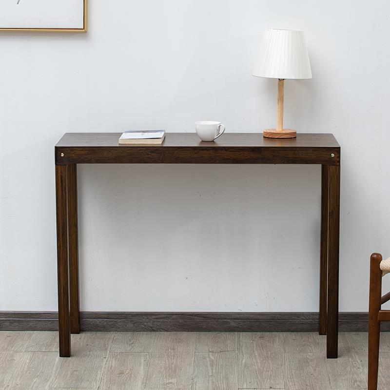 0A新中式玄关桌条案端景台简约门厅玄关台实木条几供桌供台靠墙窄
