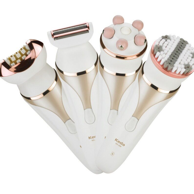 Keda KD-200电动脱毛器拔毛器剃毛器洗脸器按摩器腿毛阴毛USB线