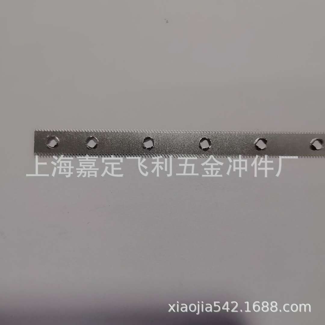 不锈铁锯条细齿家用保鲜膜铝箔彩盒锯齿条切割器不锈钢双面齿