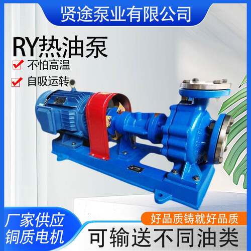 热油循环泵离心泵BRY离心式热油泵RY导热油泵润滑机油输送泵
