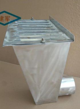 建军生产各种规格不锈钢铝合金侧排雨水斗女儿墙水斗