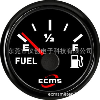52mm240-33欧姆游艇快艇船用油位表油量表多色选编号800-00009