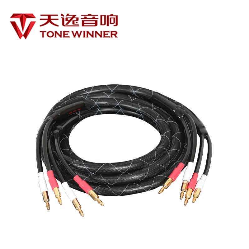Winner/天逸 SC-1银环蛇发烧喇叭线 HiFi音响线 音箱线 2.5米