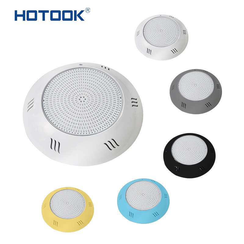 热款RGB七彩遥控35W壁挂式水底灯IP68防水DC12V水下LED泳池灯