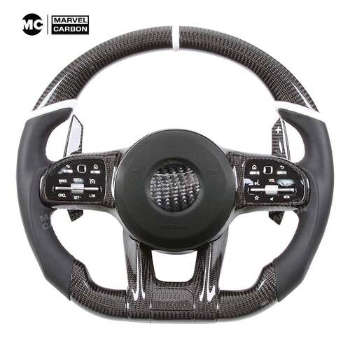 碳纤维方向盘适用于奔驰AMG 2019 +
