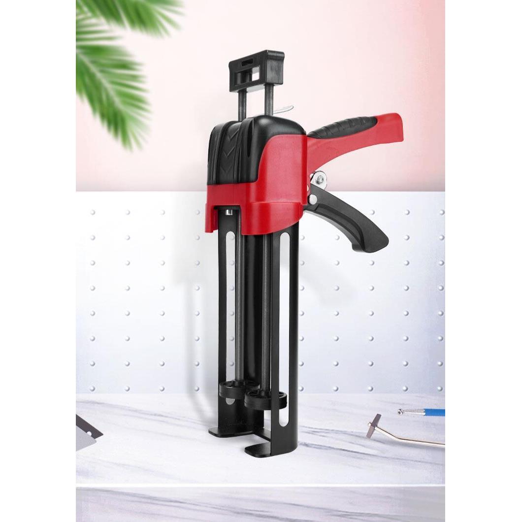 美缝剂施工工具液压胶枪瓷砖地砖专用双管美缝手动打胶专业全套