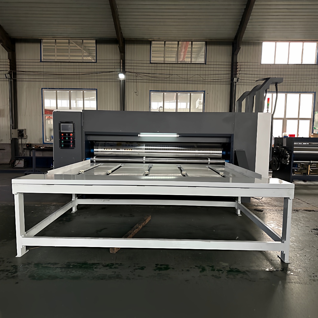 单色开槽机纸箱加工机械链条式瓦楞纸板印刷设备双色圆压圆模切