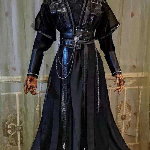 墨燃cos服古装黑瞎子萧策长庚