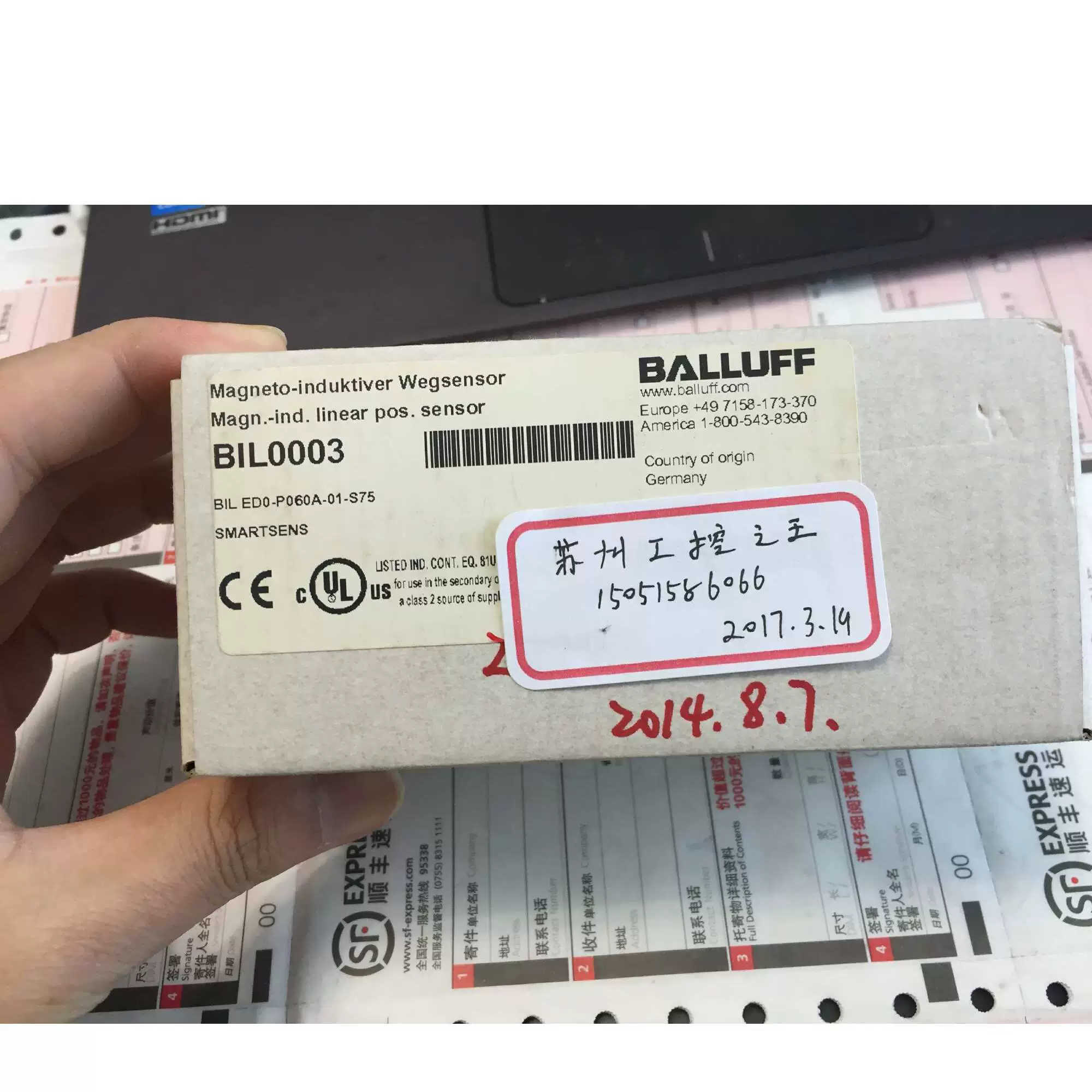 BALLUFF传器BIL0003BIL ED0-P060A-01-S75