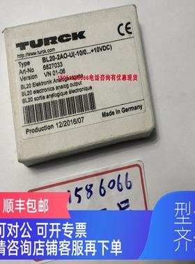 询价TURCK BL20-2A0-U-10/0...+10VDC) ；6827033