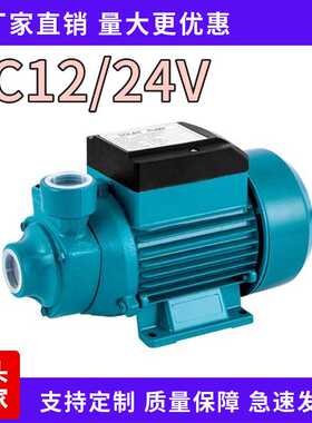 QB6012v24v直流自吸泵高扬程抽水机小型漩涡太阳能清水泵