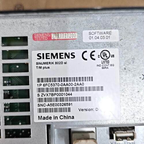 议价802D sl T/M plus 6FC5370-0AA00-2AA0 工控数控系统维修