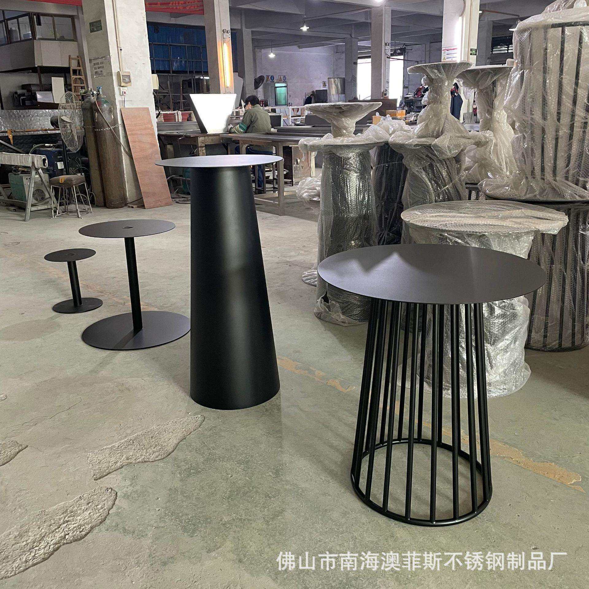 不锈钢铁艺桌腿支架多种款式桌子桌脚餐台铁艺脚架配件