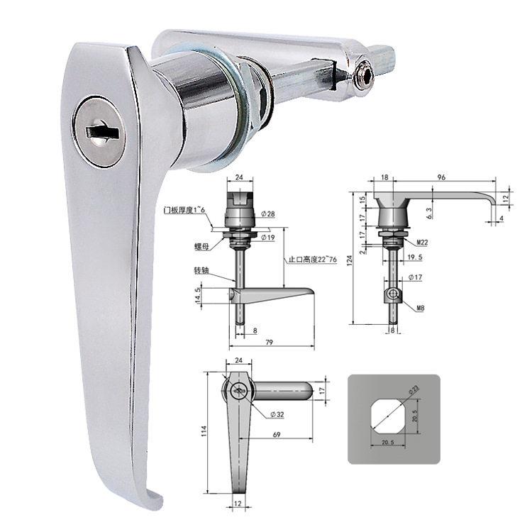 SK1-312工业五金门锁锌合金门锁箱体把手配电盘车辆门板把手锁批,电子元器件市场,电线扎带/束线带,淘宝优惠券,粉丝福利购,淘宝优惠卷