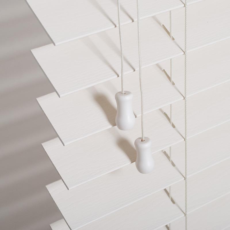 致尚防水木百叶窗帘化妆室厨房饭厅客厅书房卧室办公室木质遮光帘