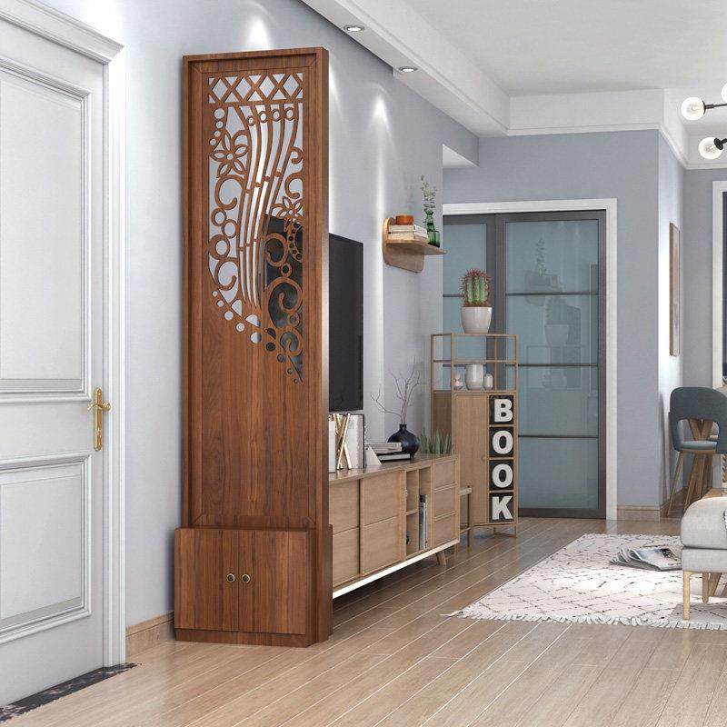 中式实木屏风隔断客厅简约现代简易镂空进门玄关隔断柜进门鞋柜,住宅家具,座屏,淘宝优惠券,粉丝福利购,淘宝优惠卷